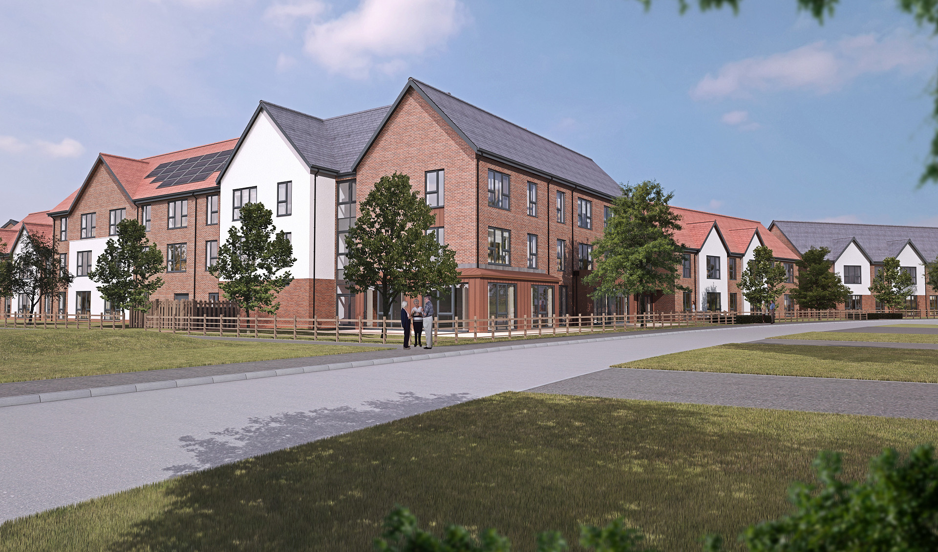 Artist impression of the front elevation of Diamond Place