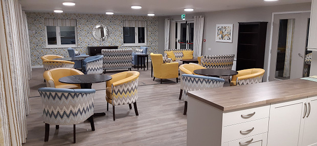 Communal lounge and kitchen