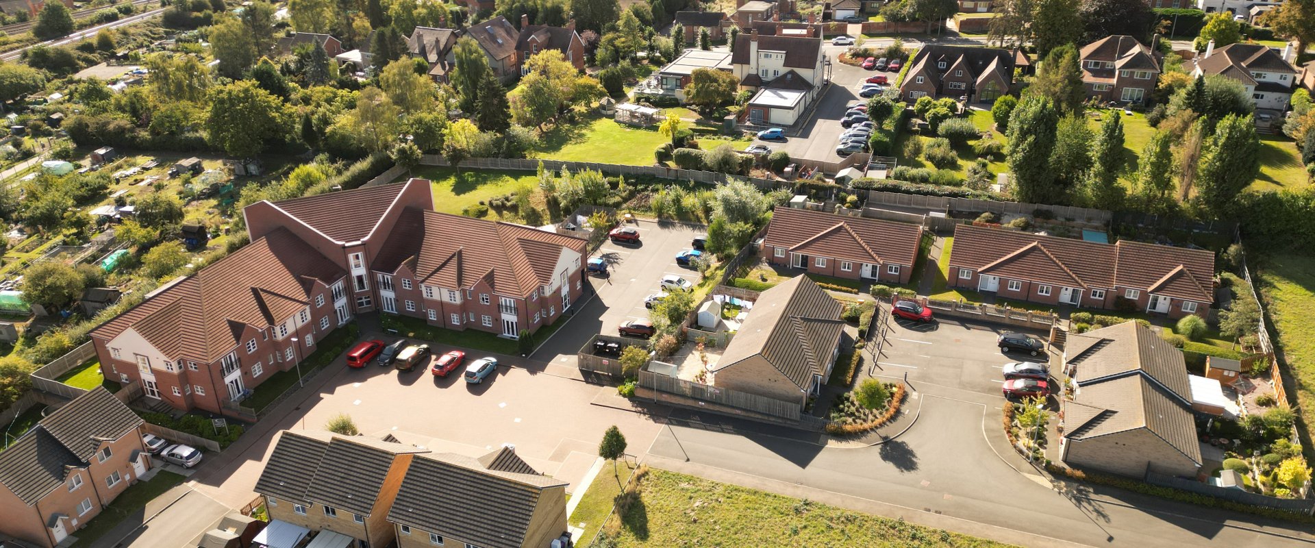 Drone Photo of Lace Housing Estate