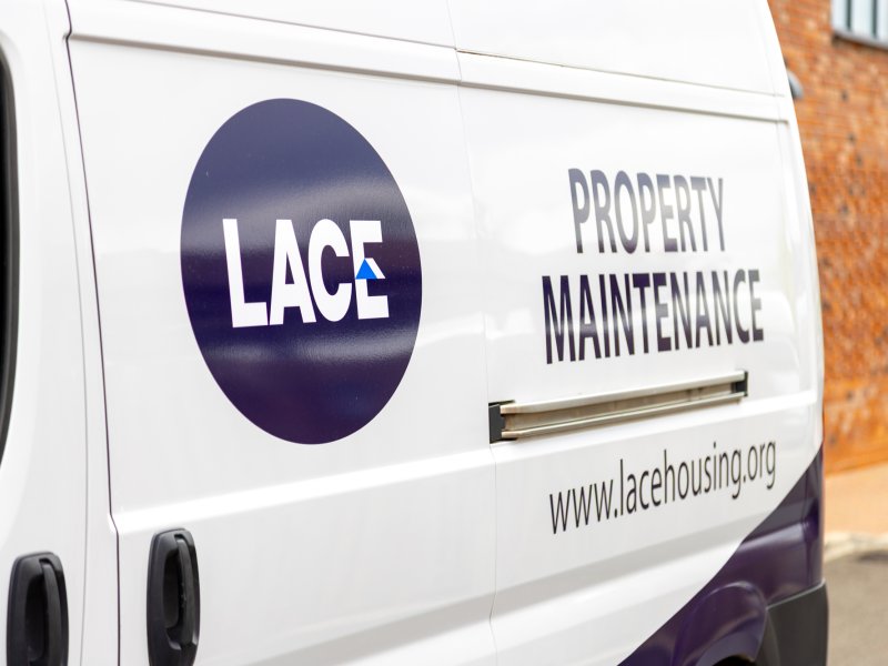 LACE Housing property maintenance van