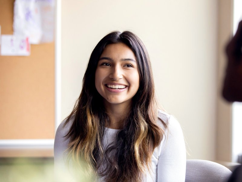 Lace Housing volunteer smiling
